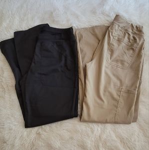 Cherokee Scrubs Bundle Navy & Beige Sz XS W 29 R 10 L 28